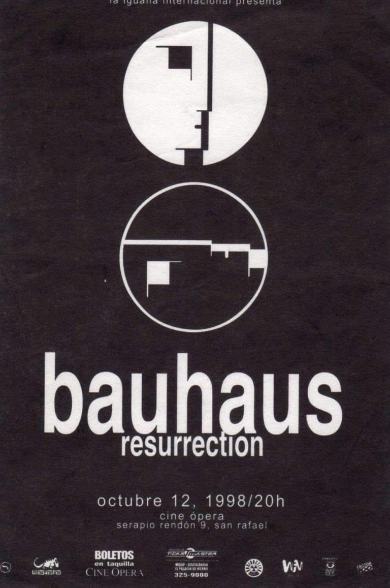 Bauhaus en México, su primera visita en 1998, entre  darks y punks