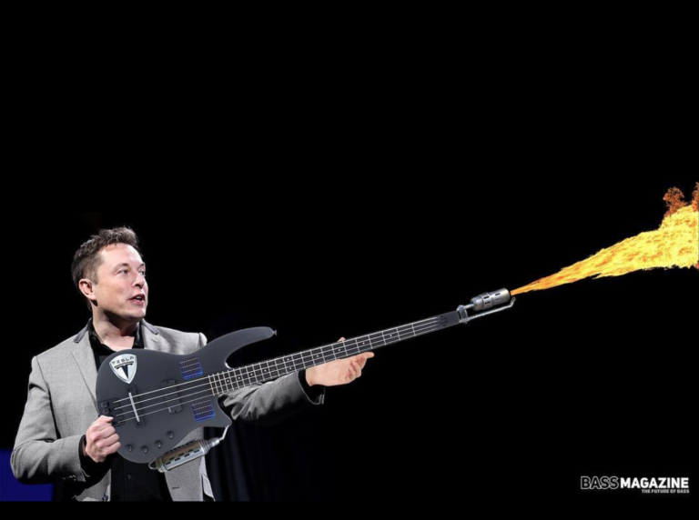 Elon Musk presenta nuevo bajo que lanzallamas con energía solar