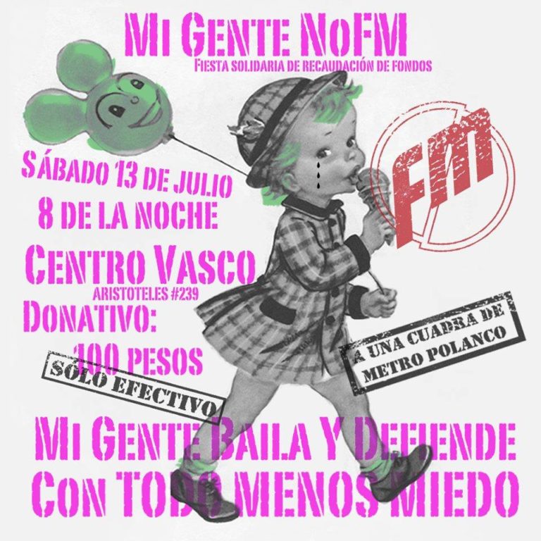 Fiesta solidaria de recaudación de fondos para NoFM radio