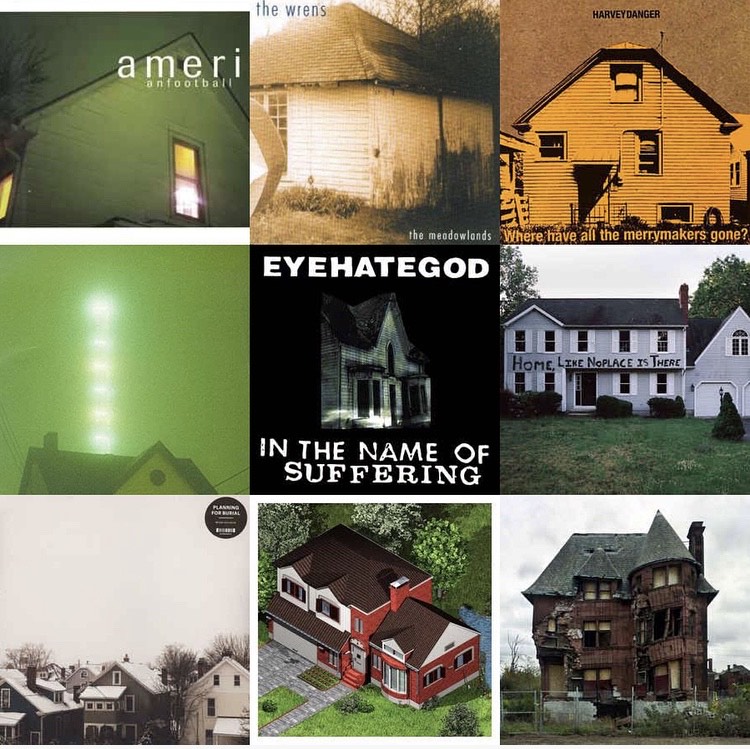 13 grandiosos discos que usaron una casa en su portada