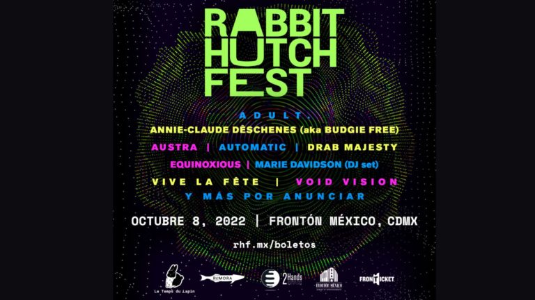 Rabbit Hutch Fest, nuevo festival enfocado en el darkwave, coldwave, Industrial y synthwave