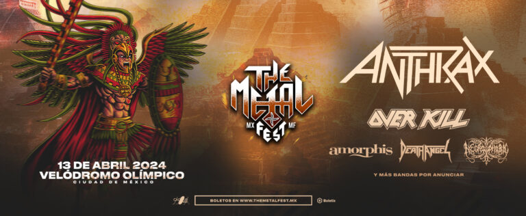 El poder de Antrax y más, llega a The Metal Fest MX en CDMX