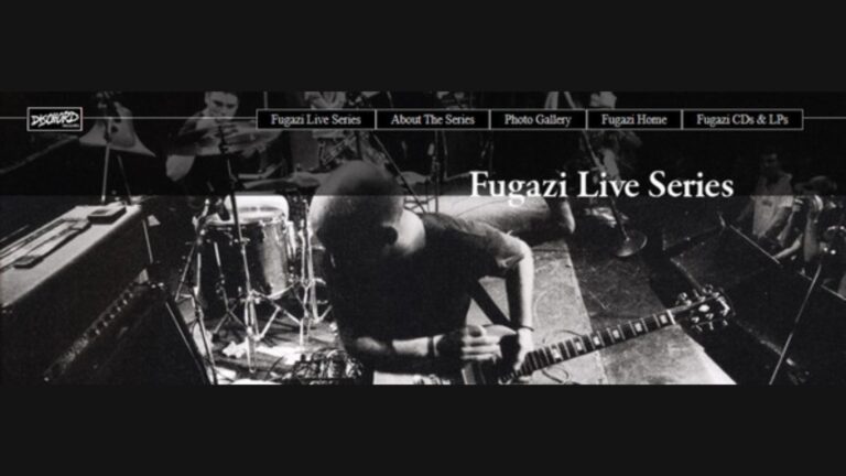 Fugazi – Live Series: archivos de sus presentasciones vivo
