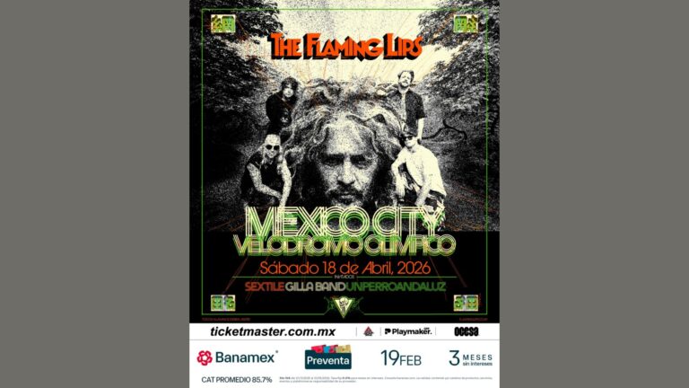 The Flaming Lips vuelve a México este 18 de abril 2026