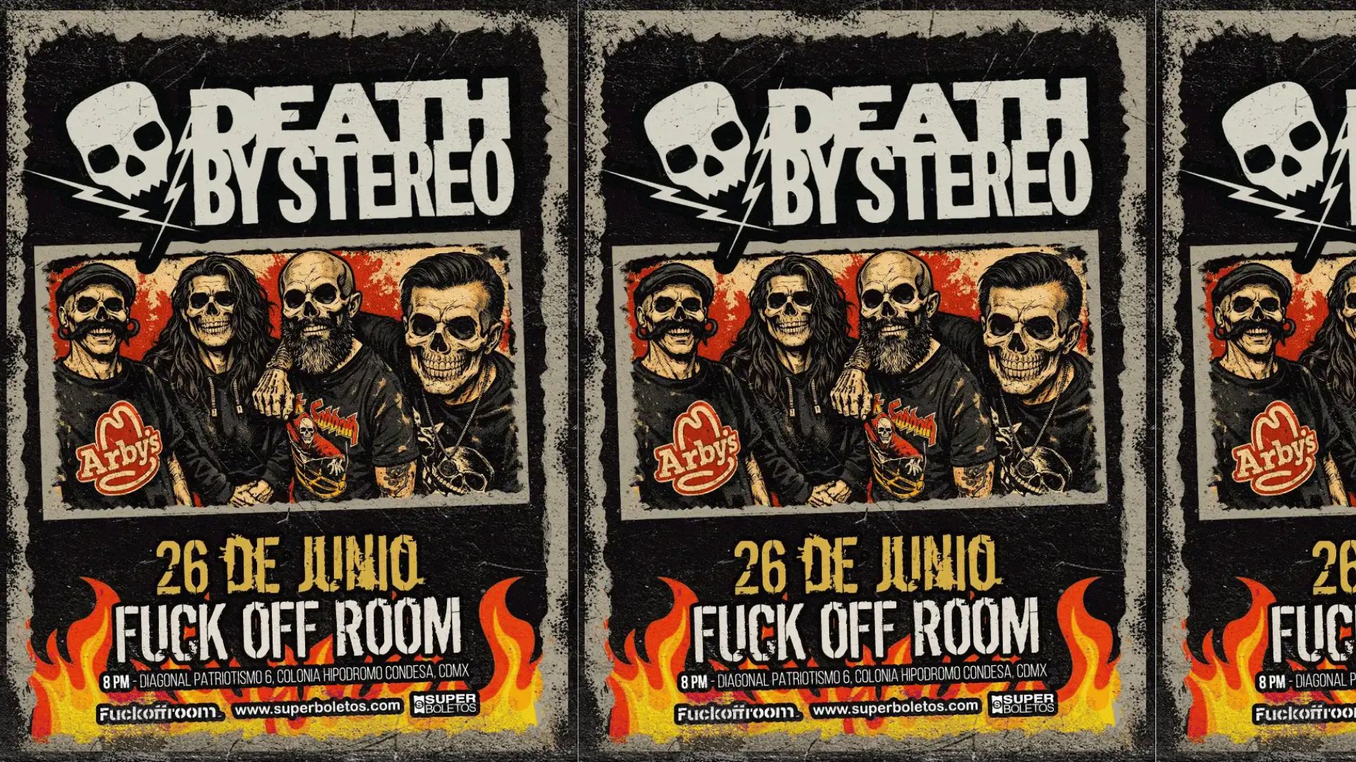 Death By Stereo regresa a la Ciudad de México para desatar el caos en Fuck Off Room