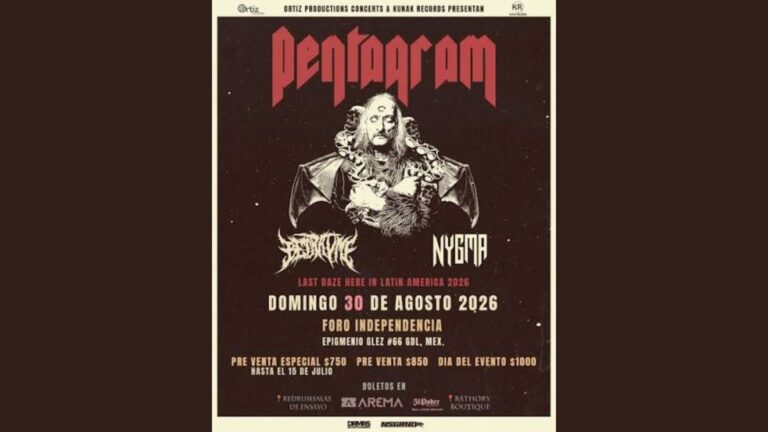 Pentagram volverá a descargar su legado de doom metal en la Ciudad de México