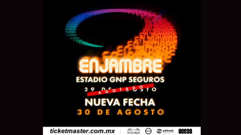 Enjambre tras agotar su primer Estadio GNP Seguros, anuncia segunda fecha en Ciudad de México